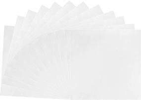 img 4 attached to 📦 Премиум клейкие виниловые листы белого цвета - набор из 12 штук для Silhouette Cameo и Craft Cutters.