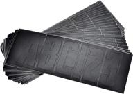 attwood 14142-7 waterproof 148-piece vinyl boating lettering and numbering kit with black finish логотип