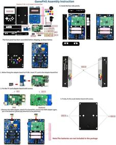 img 2 attached to GamePi43 Accessories: Portable Retro Video Game Console with 800×480 4.3inch IPS Display - Compatible with Raspberry Pi 3 B+/3B/2B/B+