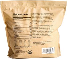 img 3 attached to 🌱 Raw Organic Whey 5LB: USDA Certified Organic Protein Powder - Cold Processed, Grass Fed & Non-GMO, Unflavored & Unsweetened - Perfect for Healthy, Gluten-Free Lifestyles (5 LB Bulk)