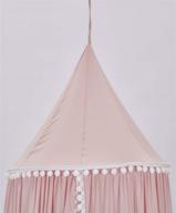 🏰 princess dome bed canopy with cotton hanging house decoration for children - swhriopd logo