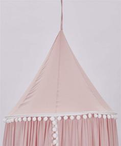 img 4 attached to 🏰 Princess Dome Bed Canopy with Cotton Hanging House Decoration for Children - SWHRIOPD