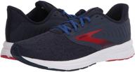 brooks signal navy mazarine lava men's shoes for athletic logo