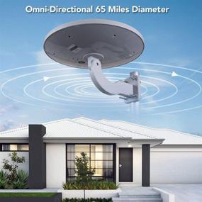 img 3 attached to 📺 Antop UFO Outdoor TV Antenna: 4G LTE Filter, Smartpass Amplifier, 65 Miles Omni-Directional Reception, UV-Coating Technology, 33ft Coaxial Cable, 4K UHD Ready