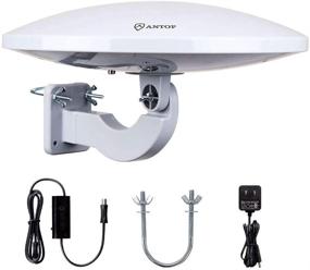 img 4 attached to 📺 Antop UFO Outdoor TV Antenna: 4G LTE Filter, Smartpass Amplifier, 65 Miles Omni-Directional Reception, UV-Coating Technology, 33ft Coaxial Cable, 4K UHD Ready