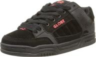 globe mens trainers black 10864 logo