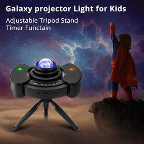 img 2 attached to 🌌 GoLine Galaxy Projector Star Night Light with Bluetooth Speaker - Perfect Gift for Man, Woman, Teen, Boy or Girl - Transform Your Bedroom or Gaming Room