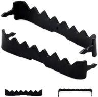 🖼️ 100 pack of black no nail sawtooth picture hangers - 1 3/4 inch sawtooth hangers logo