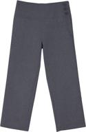 high tech durable adjust waist pants for girls - bienzoe school uniforms logo