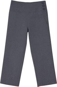img 4 attached to High Tech Durable Adjust Waist Pants for Girls - Bienzoe School Uniforms
