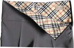 img 1 attached to High Tech Durable Adjust Waist Pants for Girls - Bienzoe School Uniforms