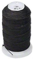 🧵 premium simply silk beading thick thread cord fff size (0.016 inch 0.42mm) – 92 yards spool: compatible with kumihimo super lon (black) logo