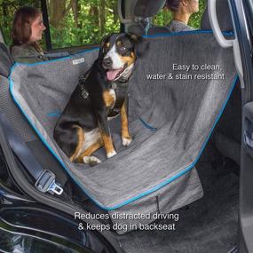 img 3 attached to 🐶 Water-Resistant Dog Hammock Car Seat Cover for Pets - Full/ Half Seat & Floor Coverage, Perfect for Cars, Trucks, SUVs - Kurgo Pet Seat Cover