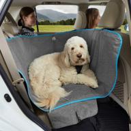 🐶 water-resistant dog hammock car seat cover for pets - full/ half seat & floor coverage, perfect for cars, trucks, suvs - kurgo pet seat cover logo