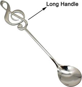 img 2 attached to 🥤 Enhance Your Beverage Experience with the Maydahui Teaspoon: Stainless Notation Milkshake Tool