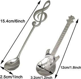 img 3 attached to 🥤 Enhance Your Beverage Experience with the Maydahui Teaspoon: Stainless Notation Milkshake Tool