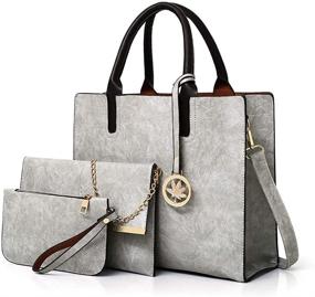 img 4 attached to Handbags Capacity Handbag Shoulder Clutch Women's Handbags & Wallets