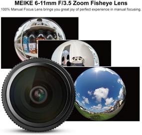 img 3 attached to 📸 MEKE 6-11mm F3.5 Wide Angle APS-C Manual Focus Fisheye Zoom Lens for Fujifilm X-Mount Mirrorless Cameras - X-T3, X-T100, X-Pro2, X-E3, X-T2, X-T10, X-T4, X-T20, X-A2, X-E2, X-E1, X30, X70, X-M1, XPro1, etc.