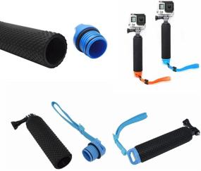 img 1 attached to 💦 Take Stunning Underwater Selfies with MeetRade Floating Hand Grip for GoPro/Action Cameras - Waterproof, Durable, and Easy to Use