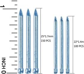 img 2 attached to 🔩 Набор гальванизированных строительных гвоздей Coceca