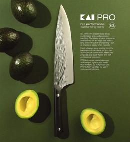 img 1 attached to 🔪 Kai Pro Kitchen Knives: NSF Certified, Full Tang Handle, Japanese Cutlery by Shun, Chef-8 Inch