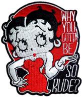 betty boop gotta iron patch logo