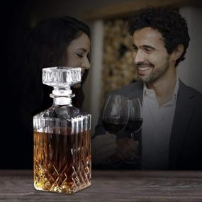 img 3 attached to 🥃 Lead-Free Whiskey Decanter: Premium Packaging for Distinctive Pouring Experience