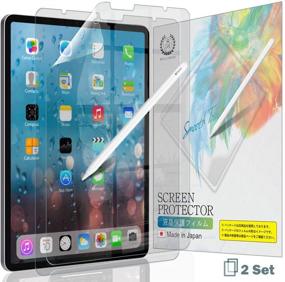 img 4 attached to BELLEMOND iPad Pro 11 (2020/2018) Transparent Ultra-Thin PET Protective Film - Made in Japan - High Transparency & Gloss - Fingerprint & Bubble Prevention - IPD11SR - 2PCS: Aesthetic Shield for Enhanced iPad Pro 11 Display Performance