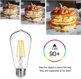 img 1 attached to Dimmable Filament Incandescent Equivalent FANDBO