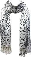 tapp collections premium fashion animal print shawl scarf wrap: elevate your style with a trendy twist! logo