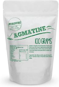 img 1 attached to 🌪️ Purisure Agmatine Powder 100g: Energize, Strengthen, Boost Nitric Oxide & Blood Flow