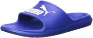 puma divecat slide sandal black logo