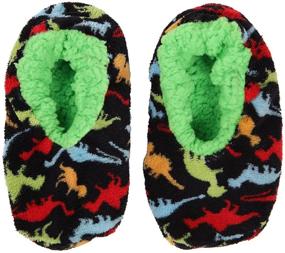 img 1 attached to Тапочки MeMoi Dino Mite Dinosaur Slipper