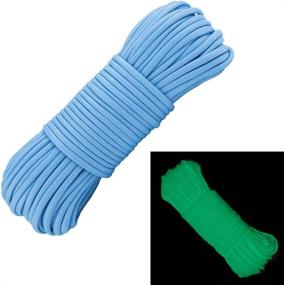 img 4 attached to 🌟 Luminous Parachute Rope Cord - Glow in The Dark Zesty 21 Strand 550 Paracord