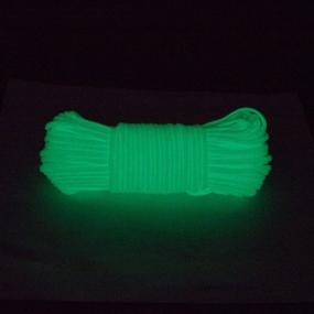 img 2 attached to 🌟 Luminous Parachute Rope Cord - Glow in The Dark Zesty 21 Strand 550 Paracord