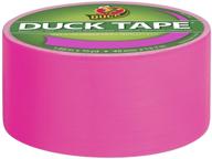 🦆 duck brand 868088 x-factor neon colored duct tape in funky flamingo - 1.88" x 15 yards (single roll) logo