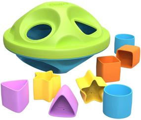 img 4 attached to Игрушка "Green Toys Shape Sorter Blue