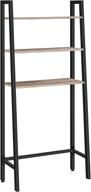 hoobro greige over the toilet storage rack, 3 tier industrial cabinet for bathroom space saving, easy assembly & stability - bg42ts01 логотип