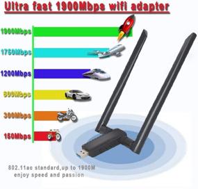 img 4 attached to Adapter 1300Mbps Wireless Windows10 10 6 10 14