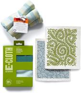 🎁 zero waste gift set: mightyfix paper towel alternatives, reusable compostable swedish dish cloths, super absorbent dish cloths, e-cloth window cleaner (9-piece set) logo