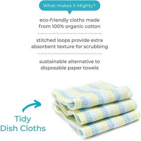 img 3 attached to 🎁 Zero Waste Gift Set: MightyFix Paper Towel Alternatives, Reusable Compostable Swedish Dish Cloths, Super Absorbent Dish Cloths, E-Cloth Window Cleaner (9-piece Set)