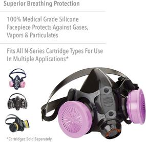 img 3 attached to Honeywell NIOSH Approved Respirator 770030M for Northern Regions