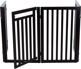 img 4 attached to 🚪 TRIXIE Pet Barrier with Convenient Walk-Thru Pet Door for Dogs