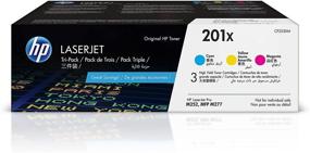 img 4 attached to HP 201X CF401X CF402X CF403X Toner-Cartridges: Cyan, Yellow, Magenta - High Yield for HP Color LaserJet Pro M252dw, M277 series