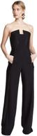 👗 women's lena jumpsuit by black halo logo