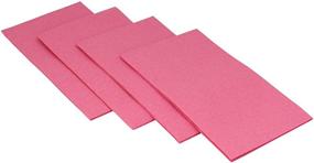 img 1 attached to 🧻 Posh Setting Linen Feel Guest Hand Towels - Disposable Paper Napkins, Pack of 100 (Fucsia) - Ideal for Bathroom, Kitchen, Weddings