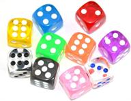 get lucky with smartdealspro: 🎲 10 pack of transparent random sided dies logo