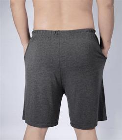 img 1 attached to SHENGDA Pajama Shorts Breathable Pockets Men's Clothing and Sleep & Lounge