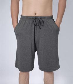 img 3 attached to SHENGDA Pajama Shorts Breathable Pockets Men's Clothing and Sleep & Lounge