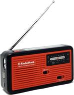 🔋 аварийное радио radioshack: оставайтесь на связи с предупреждениями noaa, солнечной батареей, ручной куркой, зарядкой через usb, фонариком и зарядкой для мобильного телефона. логотип